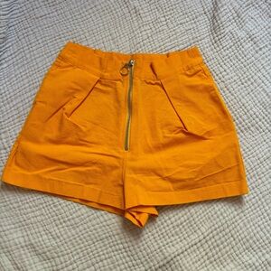 Top shop high rise zip up hot shorts. 5/$25